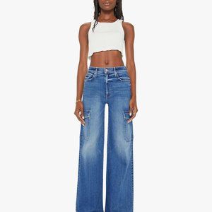 Mother The Undercover Cargo Sneak 25 NWT Opposites Attract wash